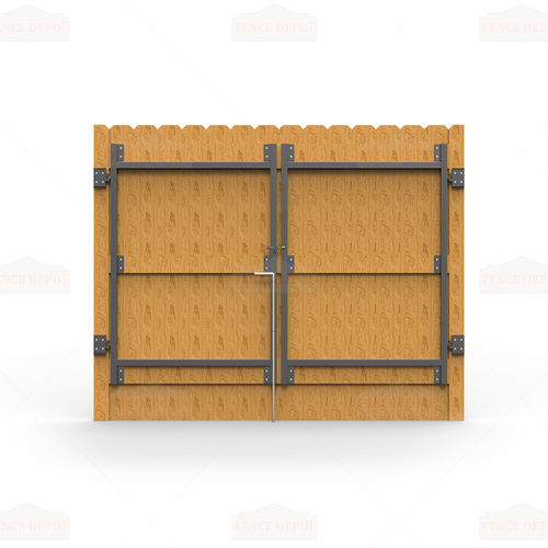 Portail battant - FDR205001 - Fence Depot - gauche / en acier / à panneau