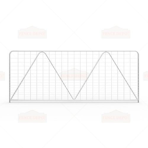 Portail battant - FDF207002 - Fence Depot - en acier galvanisé / grillagé / pour enclos animalier