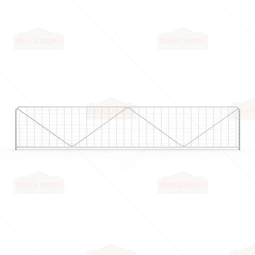 Portail battant - FDF204003 - Fence Depot - en acier galvanisé / grillagé / pour enclos animalier