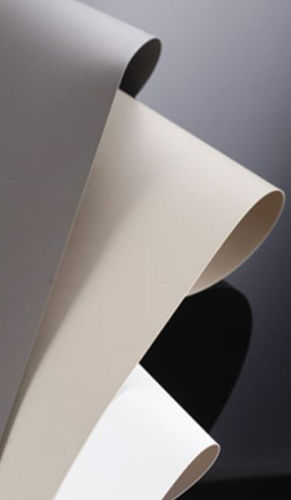 Stratifié décoratif uni - Saviola - lisse / blanc / gris