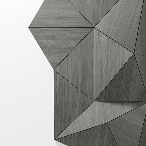 Panneau décoratif de revêtement - Mabathu Grigio A55 - Saviola - mural / mélaminé / 3D