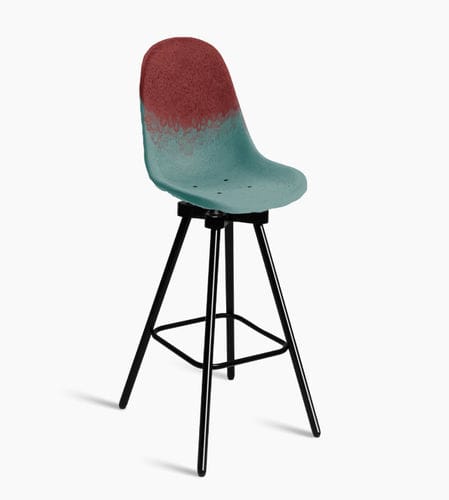 Tabouret de bar contemporain - GRAVÊNE 7.6 - Maximum Paris - en plastique / en polyéthylène / avec piètement en métal