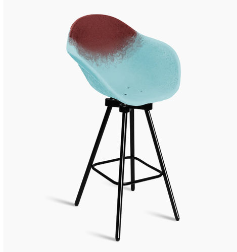Tabouret de bar contemporain - GRAVÊNE8.7 - Maximum Paris - en plastique / en polyéthylène / avec piètement en métal