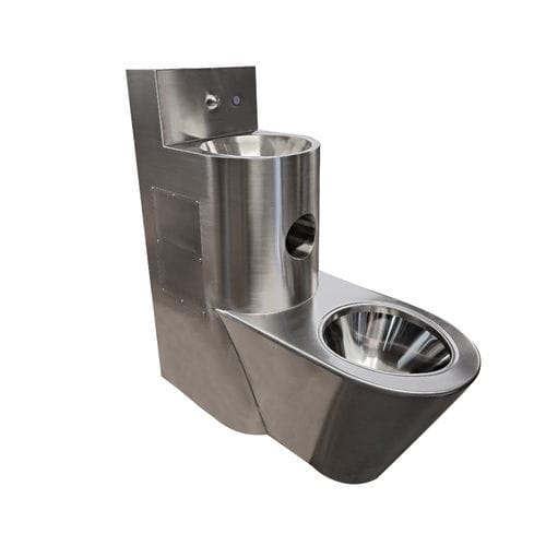 WC à poser - Robusto 15 - LOGGERE - en inox / professionnel / rond