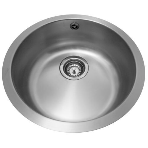 Vasque à encastrer - Clean - LOGGERE - en acier inoxydable brossé / brillante / ronde