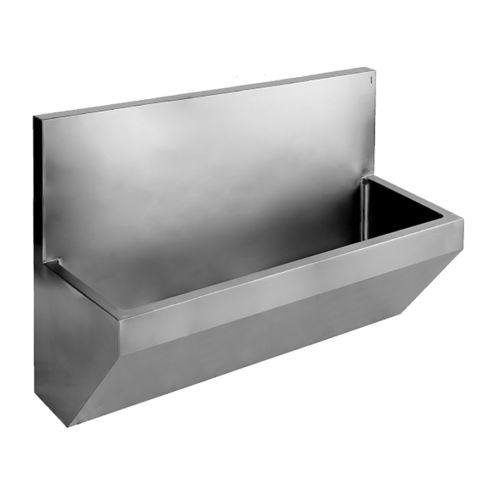 Lave-mains suspendu - Creativ Plus - LOGGERE - rectangulaire / en acier inoxydable brossé / de laboratoire