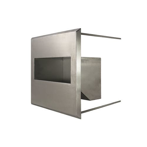 Lave-mains intégré - Robusto 10 - LOGGERE - rectangulaire / en acier inoxydable brossé / antivandalisme