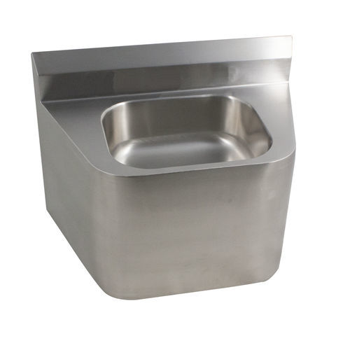 Vasque murale - Robusto 57 - LOGGERE - en acier inoxydable brossé / brillante / antivandalisme