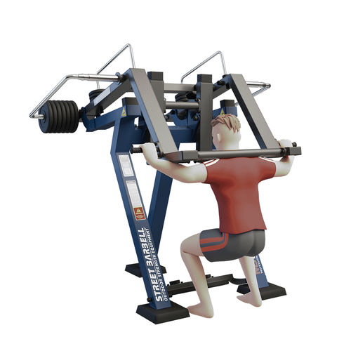 Appareil de musculation squat - MB 7.40  - Streetbarbell - d'extérieur / professionnel