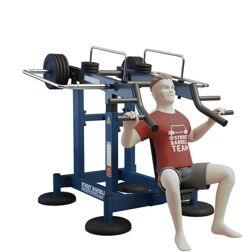 Appareil de musculation presse à épaules - MB 7.63  - Streetbarbell - d'extérieur / professionnel