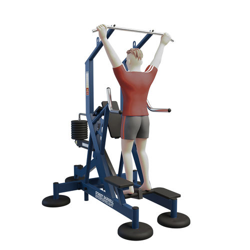 Appareil de musculation dips - MB 7.73 - Streetbarbell - presse à épaules / presse pectorale / d'extérieur