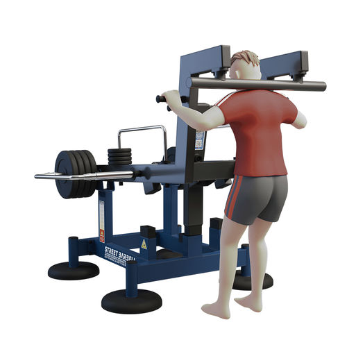 Appareil de musculation squat - MB 7.65 - Streetbarbell - d'extérieur / professionnel
