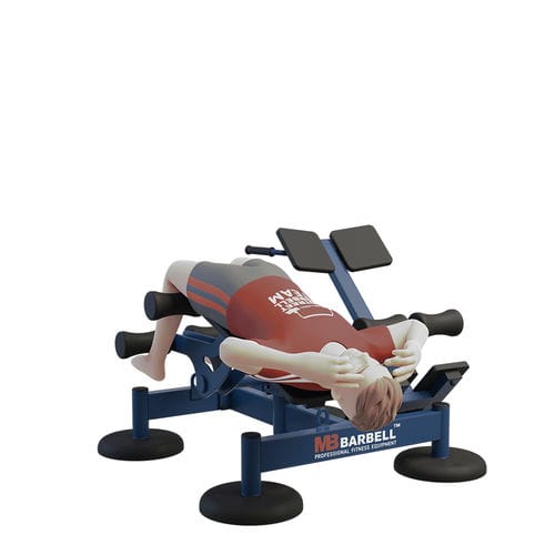 Appareil de musculation crunch abdominal - MB 7.62 AB BENCH & HYPEREXTENSION  - Streetbarbell - d'extérieur / professionnel