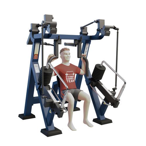 Appareil de musculation butterfly - MB 7.31.3 STREETBARBELL+  - Streetbarbell - d'extérieur / professionnel