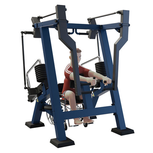 Appareil de musculation presse à épaules - MB 7.37.3 STREETBARBELL+ ROW  - Streetbarbell - extension du dos / biceps / d'extérieur