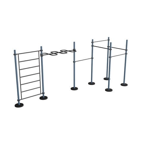 Échelle pour parcours de santé pour espace public - MB 7.60/12  - Streetbarbell