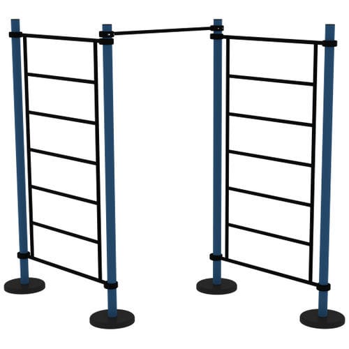 Barre de musculation d'extérieur - MB 7.60/19 WALL  - Streetbarbell - pour parcours de santé / pour espace public
