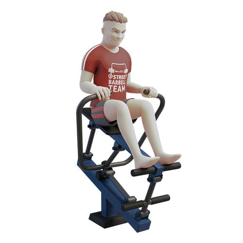 Rameur d'extérieur - MB 7.10  - Streetbarbell - pour parcours de santé / pour espace public