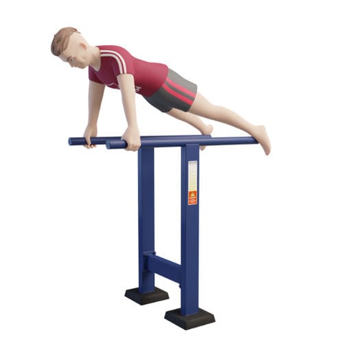 Barres parallèles pour parcours de santé - MB 7.15  - Streetbarbell - d'extérieur / pour espace public