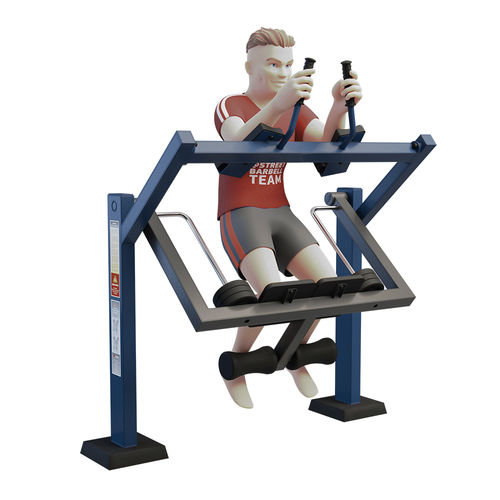 Appareil de fitness pour abdominaux - MB 7.24  - Streetbarbell - d'extérieur / pour parcours de santé