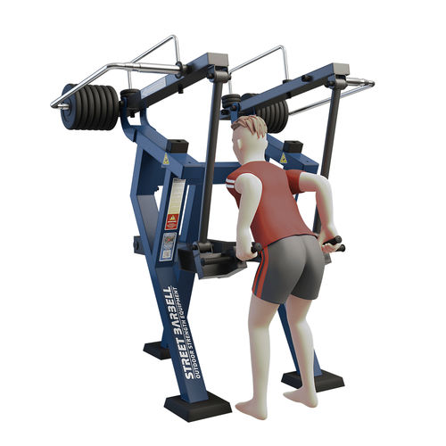 Appareil de musculation extension du dos - MB 7.41 COMBO LIFT - Streetbarbell - d'extérieur / professionnel