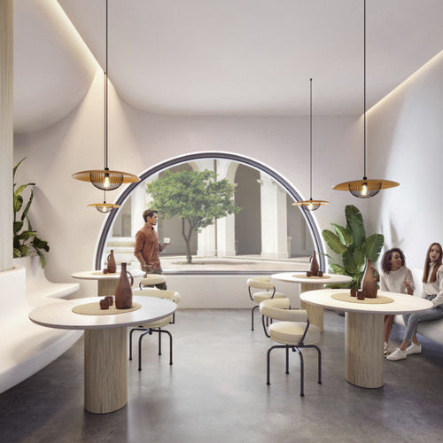 Panneau décoratif de revêtement - Chez Linen - Durasein - pour agencement intérieur / en Solid Surface / blanc