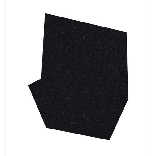 Panneau décoratif de revêtement - Glitter Black - Durasein - pour agencement intérieur / en Solid Surface / lisse