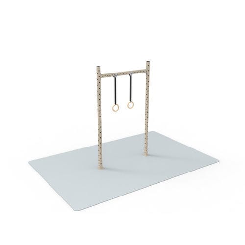 Barre de traction en acier galvanisé - Rings - ROBUST - en acier / d'extérieur / pour parcours de santé