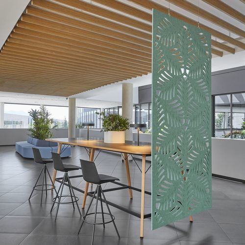 Panneau acoustique pour mur - Die Cut - ECOcero - pour séparateur d'espace / en PET / en plastique recyclé