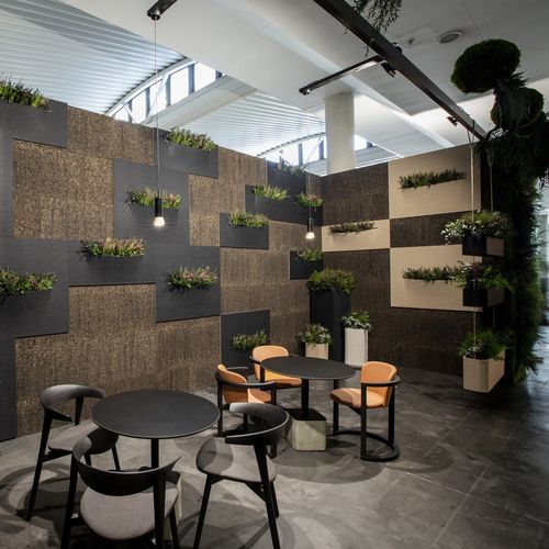 Jardin vertical en végétaux vivants - ECOimagine - ECOcero - sur mesure / naturel / d'intérieur