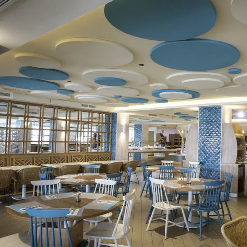 Panneau acoustique pour plafond - Circle - ECOcero - en PET / rond / blanc