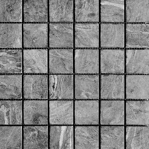 Mosaïque en pierre naturelle - CARBONE TUMBLED - Terra Natural - scié / d'intérieur / murale