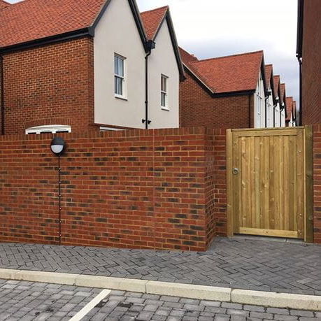 Portillon en bois - CHILHAM DOUBLE SIDED  - Jacksons Fencing - à ossature bois