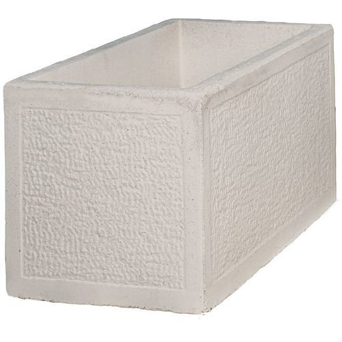Jardinière en béton - ARIA : 901 - Sxistolithos - rectangulaire / contemporaine / beige