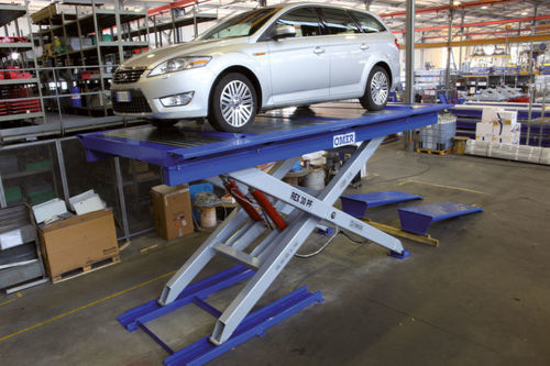 Plateforme élévatrice pour voiture - REX PF - O.ME.R. SpA - de maintenance / à usage industriel / à usage professionnel