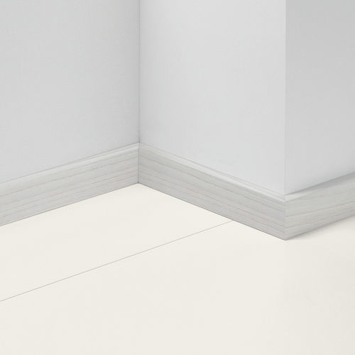 Plinthe blanche - OAK D146 - PARADOR - en bois / moulurée / pour cablage électrique