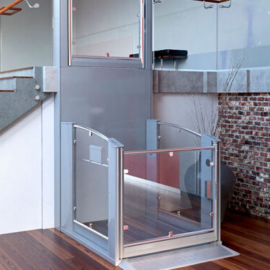 Plateforme élévatrice PMR - 2 metre travel - POLLOCK LIFT - pour bâtiment / à usage professionnel / d'extérieur