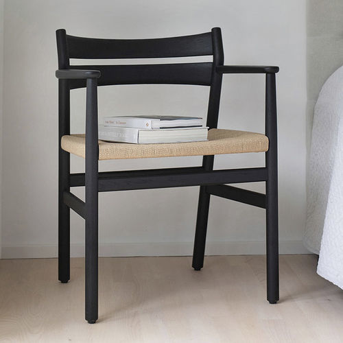 Chaise contemporaine - BM2 - BERNSTORFFSMINDE - d'intérieur / en corde / avec piètement en chêne