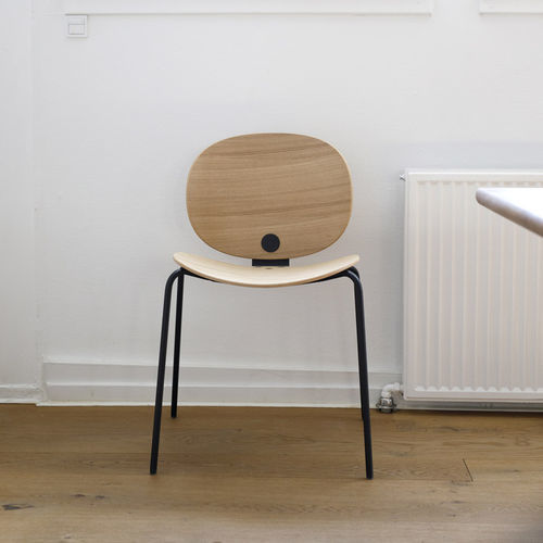 Chaise contemporaine - Taco series - BERNSTORFFSMINDE - d'intérieur / en tissu / en cuir