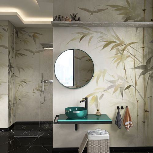 Papier peint contemporain - ZEN GARDEN - rimura Srl - en textile non-tissé / en fibre de verre / en polyester