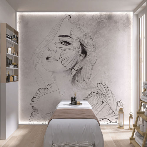 Papier peint contemporain - SEÑORITA - rimura Srl - en tissu / en fibre de verre / en vinyle