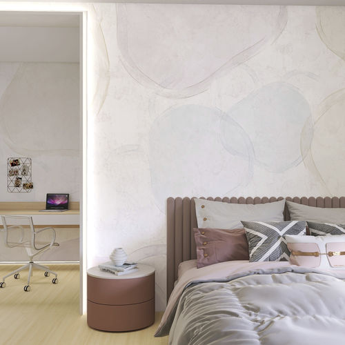 Papier peint contemporain - CRYSTAL - rimura Srl - en tissu / en fibre de verre / en polyester