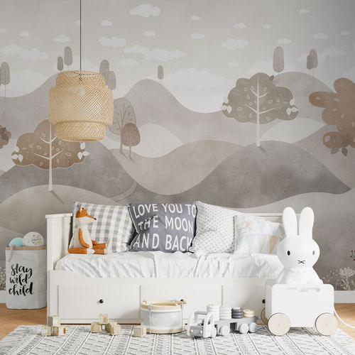 Papier peint contemporain - COLLINE PIETROSE - rimura Srl - en fibre de verre / en polyester / en vinyle