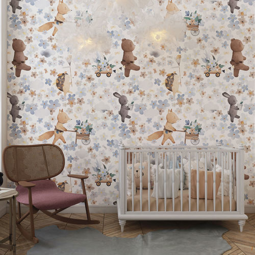 Papier peint contemporain - GARDENING - rimura Srl - en fibre de verre / en polyester / en vinyle