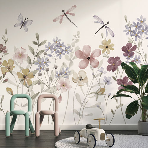 Papier peint contemporain - LOVELY - rimura Srl - en fibre de verre / en polyester / en vinyle