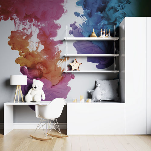 Papier peint contemporain - EXPLOSION - rimura Srl - en fibre de verre / en polyester / en vinyle