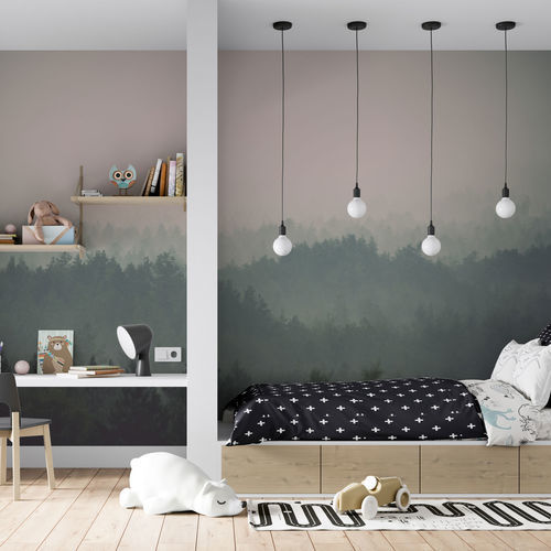 Papier peint contemporain - FORESTA NERA - rimura Srl - en fibre de verre / en polyester / en vinyle