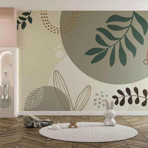 Papier peint contemporain - CIRCLE OF NATURE - rimura Srl - en fibre de verre / en polyester / en vinyle