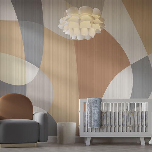 Papier peint contemporain - PASTEL FABRIC - rimura Srl - en fibre de verre / en polyester / en vinyle