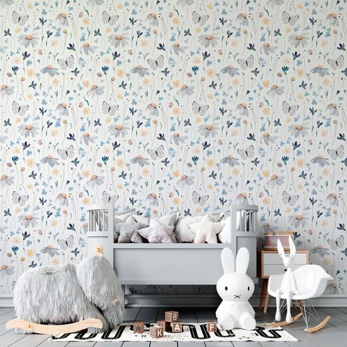 Papier peint contemporain - PATTERN FIORITO - rimura Srl - en fibre de verre / en polyester / en vinyle